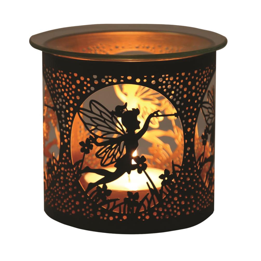 Aroma Black & Gold Fairy Jar Sleeve & Wax Melt Warmer £6.29
